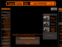 Tablet Screenshot of classicalguitarvideo.com